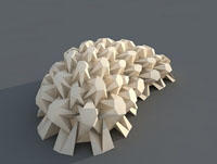 Freeform Origami Tessellation Designed by Generalization of Resch's Patterns