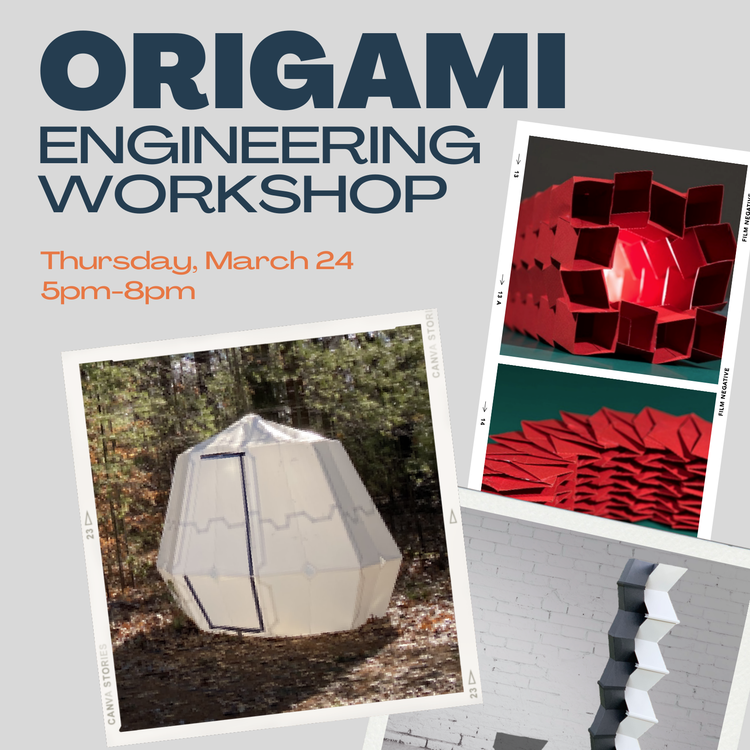 Origami Engineering Workshop Poster