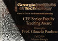 Senior Teaching Award 2019